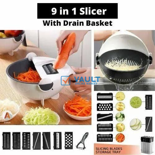 Vegetable Slicer White Grey
